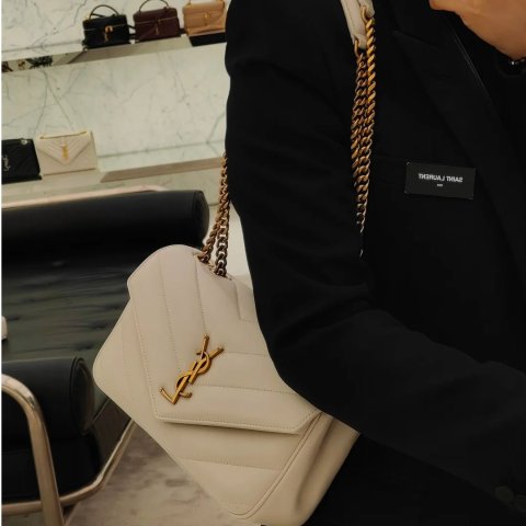 LouLou迷你包 复古白