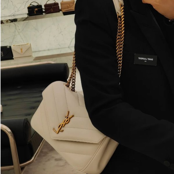 LouLou迷你包 复古白