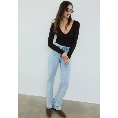 StradivariusBody V领聚拢上衣