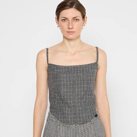 MajeMaje LOCELYN 深灰色上衣