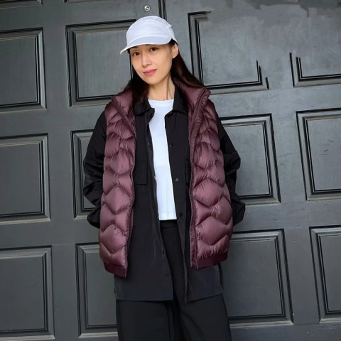 900蓬羽绒女士轻薄马甲