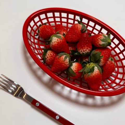 Ikea这个红色篮子火了GRILLTIDER 红色餐篮