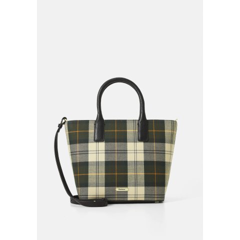 Barbour格纹托特包