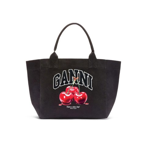 Ganni用码8折樱桃手提袋