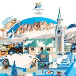 2026 米兰冬奥会 官方纪念海报上架🤍跨越70年的冰雪情书