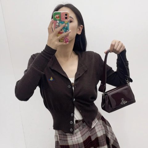 Vivienne Westwood经典款！手慢无！Bea 短款开衫