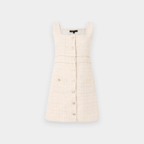 MajeMaje RILARTE 休闲连衣裙 米色