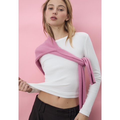 1件还不到€5罗纹长袖衫 2件装