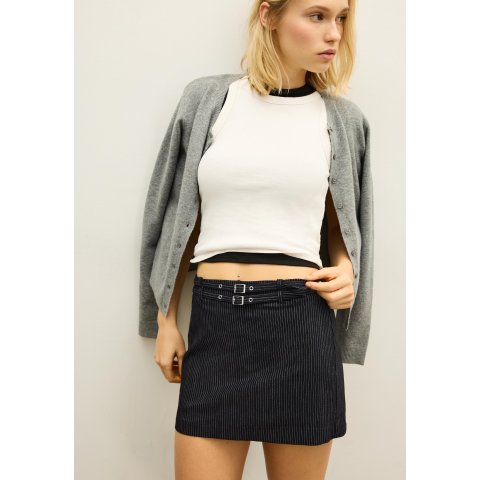 Minirock 条纹短裙 