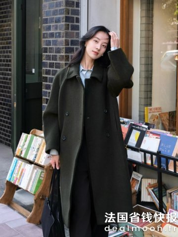 COS翻领羊毛大衣款