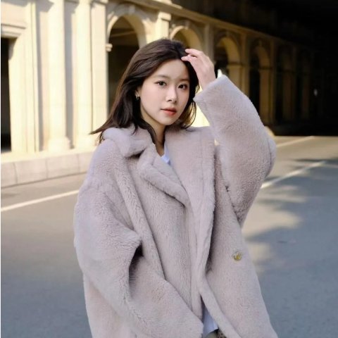 短款泰迪大衣 驼色