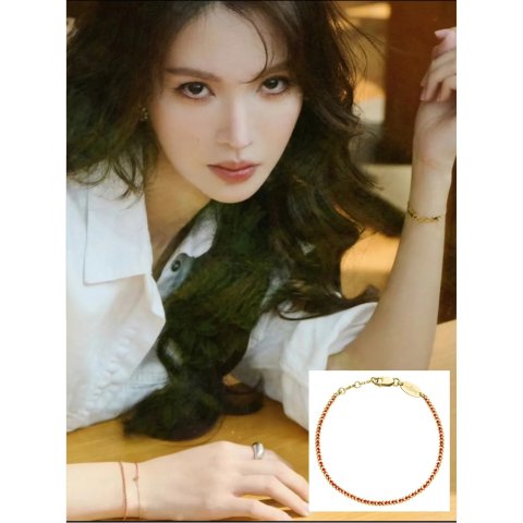  Aurore 玫瑰金手链