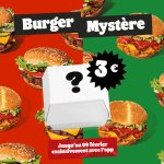 Burger King🍔汉堡王 €3盲盒回归！每人/每天2张券 吃饱饱！