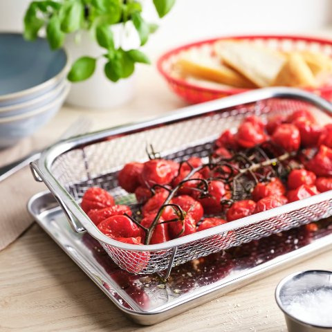 IkeaGRILLTIDER 烤篮 不锈钢 33x19cm