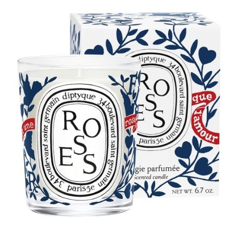 Diptyque情人节礼物就选它！Roses 限量版香薰蜡烛 190g