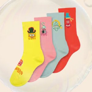 吃汉堡拿免费袜子和玩具！