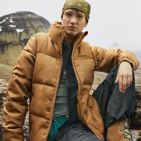 Columbia高领羽绒服