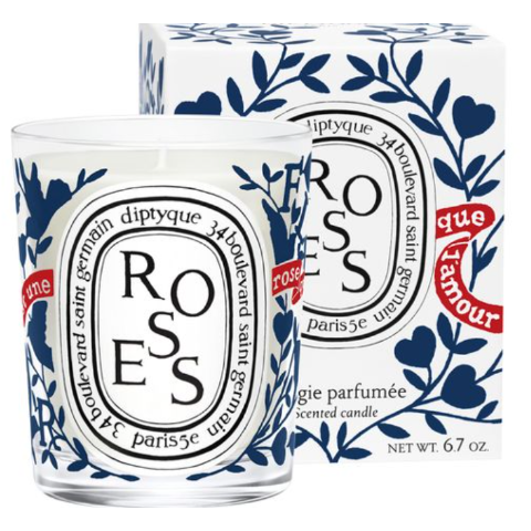 Diptyque满€200享85折 15FIRSTRoses 香薰蜡烛 限量版 190g