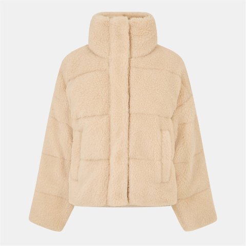 摇粒绒女士短款夹克