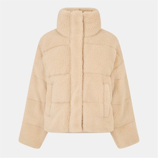 摇粒绒女士短款夹克