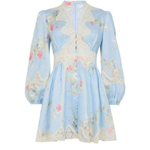 ZimmermannLucky 蕾丝迷你连衣裙