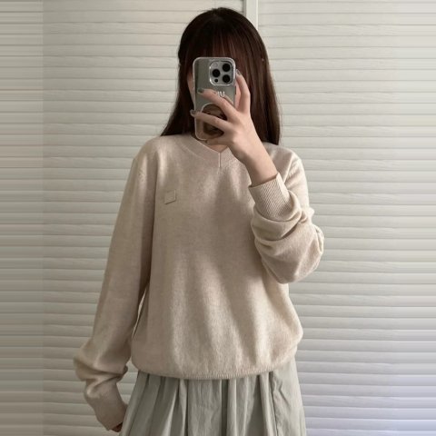 Acne Studios圆领羊毛套头衫