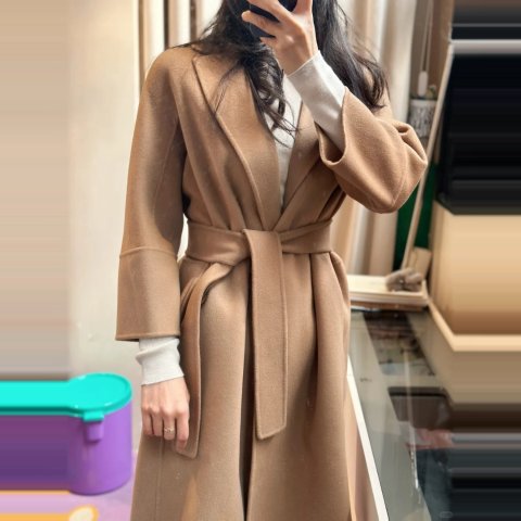 CASHMERE 羊绒长款大衣