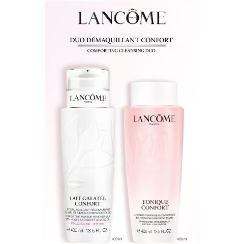Lancome洁面乳400ml+大粉水400ml