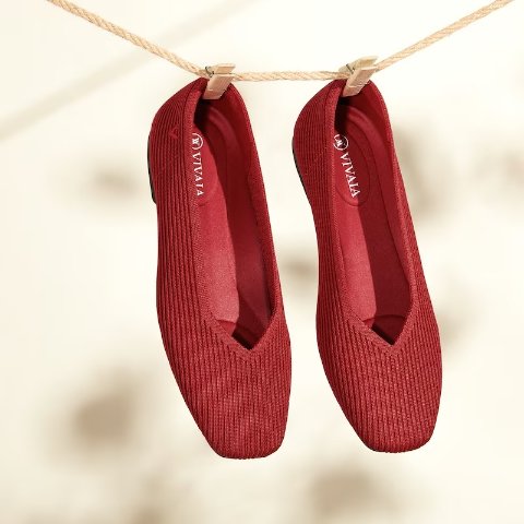 Margot 2.0 方头V口平底鞋