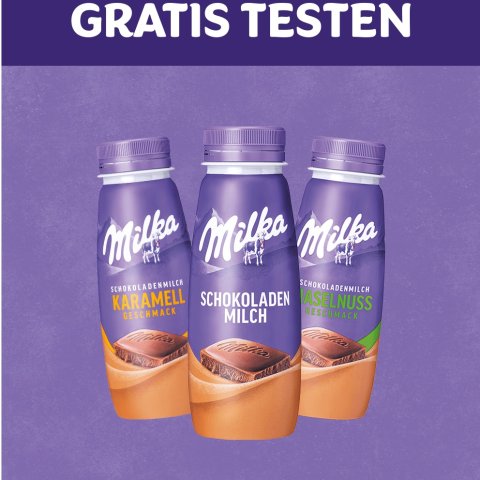 Milka巧克力牛奶免费喝