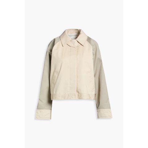 Cotton-twill 双拼夹克