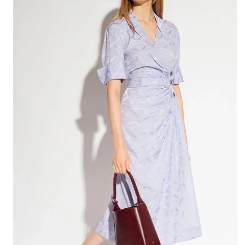 Ganni刺绣连衣裙