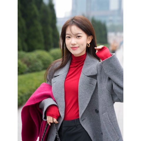 HEATTECH 女士羊绒高领衫