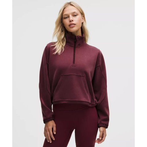 Brushed Softstreme 酒红色卫衣