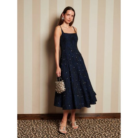 DREAM Maison 宝石提花中长裙