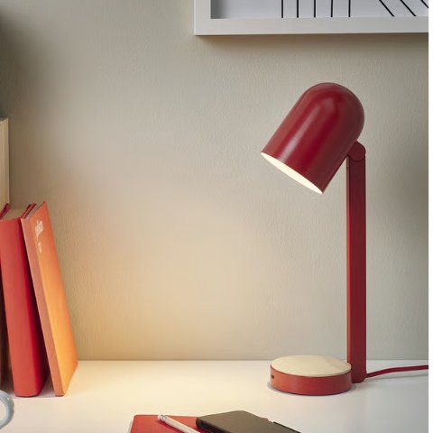 ENSMARKE 红色台灯