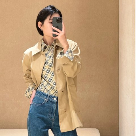 Burberry格纹衬衫