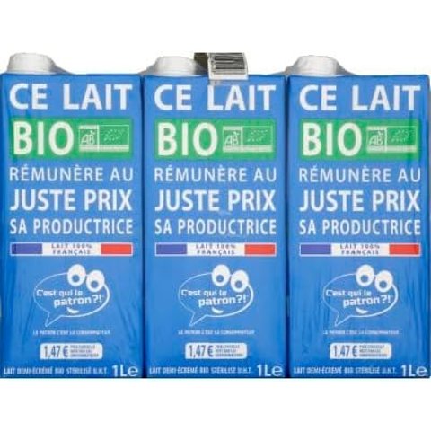 C est Qui Le Patron? 半脱脂有机牛奶 1L*6盒