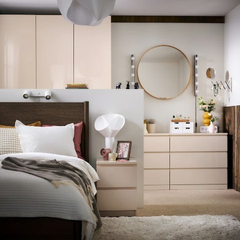 IkeaMALM 两抽屉柜 40x55cm