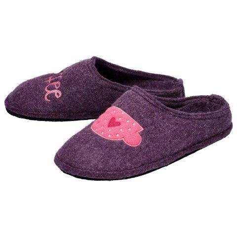 Damen Filz羊毛拖鞋 高含量