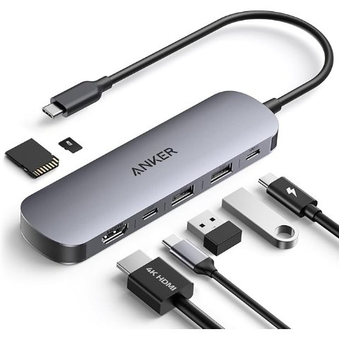 Anker 7合1 USB-C扩展坞 4K HDMI