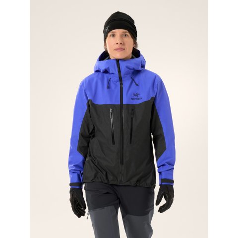  黑蓝拼色Alpha女士夹克