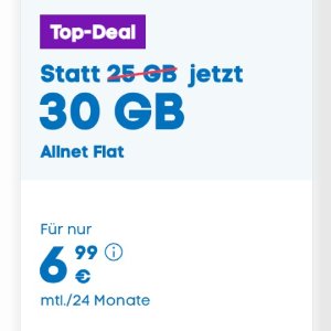 月租仅€6.99，免接通费