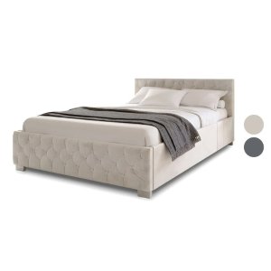 Nizza 皮质床 带床箱 灯光