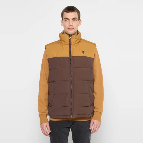 Timberland 棕色马甲