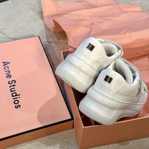 Face 厚底皮面运动鞋