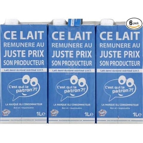 C est Qui Le Patron? 半脱脂牛奶 1L*6盒
