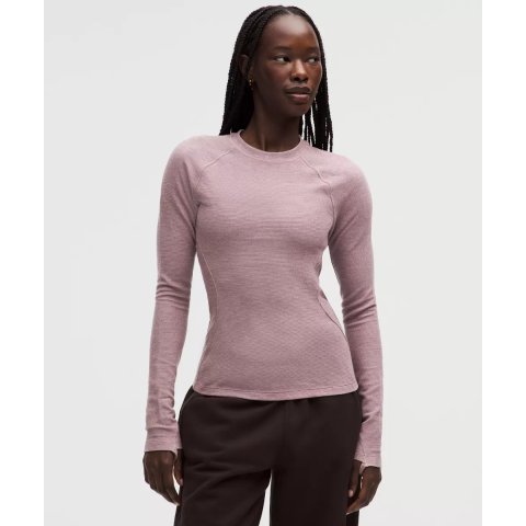 Waffle-Knit 圆领基础内衣