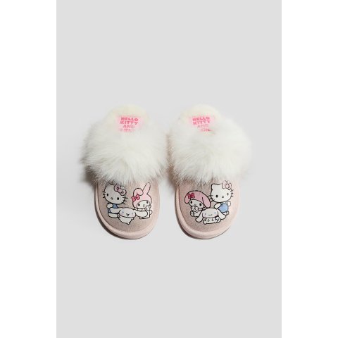 H&M儿童亮粉拖鞋 粉色