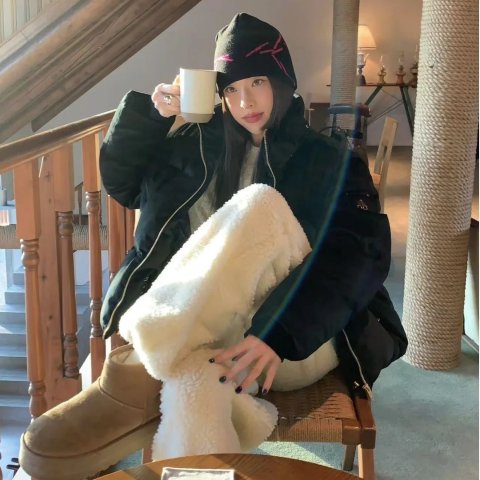 Misti连帽羽绒服